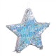 Pinata estrella plata 44 cm para romper