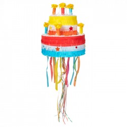 Piñata Tarta de cumpleaños 31x29 cm para romper