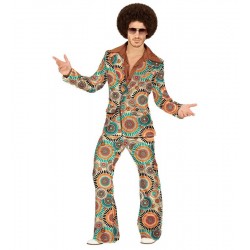 Disfraz moda anos 60 70 para hombre disco