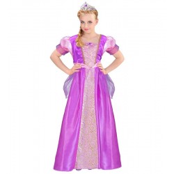 Disfraz princesa morada rapunzel para nina tallas