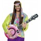 Guitarra hippie Banjo inflable rosa 100 cm