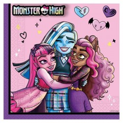 Servilletas Monster High cumpleaños 20 uds 33 cm