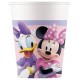 Vasos Minnie Mouse cumpleanos 8 uds carton