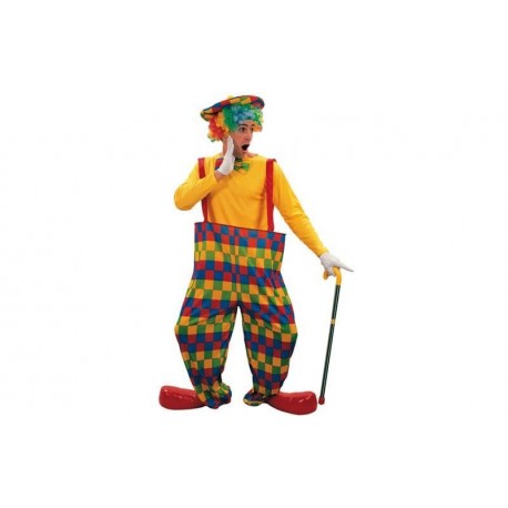 Disfraz payaso arco iris rainbow clown