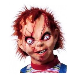 Mascara Chucky muneco diabolico con pelo
