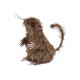 Rata marron con pelo 14 cm