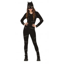 Disfraz cat woman negra talla 14 16 anos