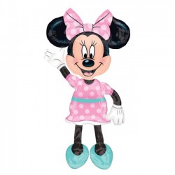 Globo Minnie Mouse caminante 96 cm helio o aire