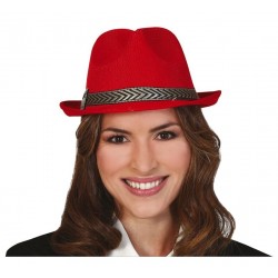 Sombrero gangster rojo