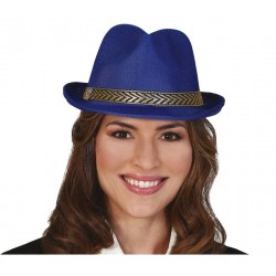 Sombrero gangster azul