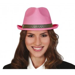 Sombrero gangster rosa