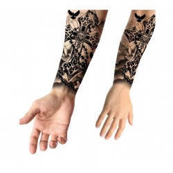 Tatuajes para brazos cruz 14x30 cm calcomanias