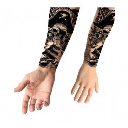 Tatuajes para brazos piratas 14x30 cm calcomanias