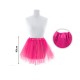 Tutu fucsia 40 cm falda de tul