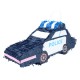 Pinata de romper Coche de policia hawaiano 56x18 cm