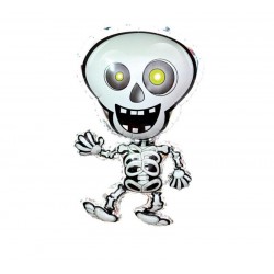 Globo esqueleto halloween 81 cm para helio o aire
