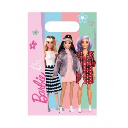 Bolsas cumpleaños Barbie 8 uds 16x24 cm