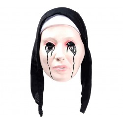 Mascara La monja llorando sangre terror de latex
