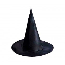 Sombrero bruja negro 38 cm