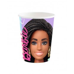 Vasos cumpleaños Barbie 8 uds