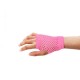 Guantes malla rosa rejilla cortos 11 cm