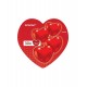 Globos corazon rojo 30 uds de 20 cm en caja