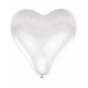 Globos corazon blancos 10 uds 40 cm
