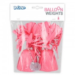 Pesos para globos 2 unidades rosa