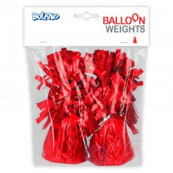Pesos para globos 2 unidades rojos