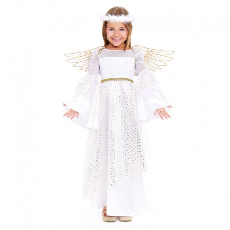 Disfraz angel de navidad talla 5 6 anos