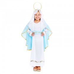 Disfraz Virgen Maria para niña talla 5-6 años