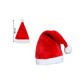 Gorro papa noel deluxe para adulto 40 cm