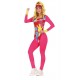 Disfraz patinadora rosa Barbie para mujer talla S 36 38