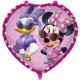 Globo Minnie Mouse y Daisy gafas Corazon 46 cm