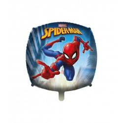 Globo spiderman foil 45 cm para helio o aire