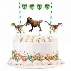Decoracion dinosaurios para pastel o tarta