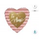 Globo corazon foil ryas rosas Te amo 43 cm