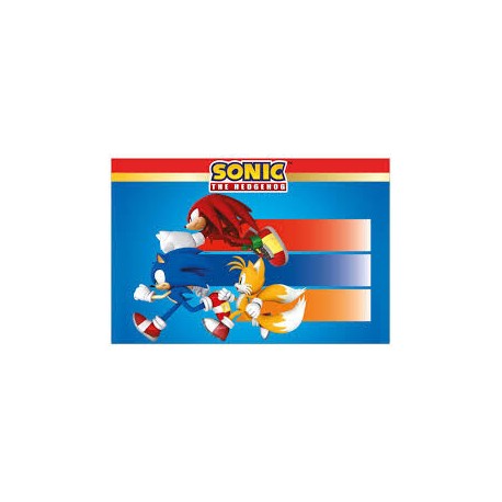 Matel Sonic cumpleanos 120x180 cm