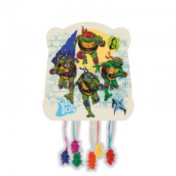Piñata Tortugas Ninja cumpleaños 33 x 28 cm