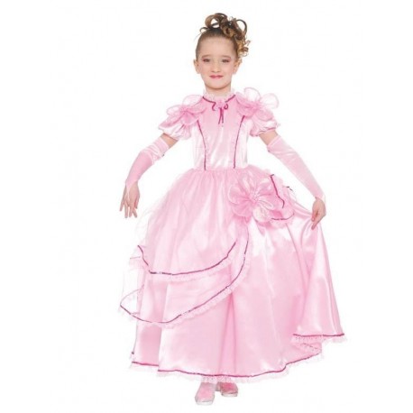 Disfraz princesa flor rosa infantil talla 10 12 anos