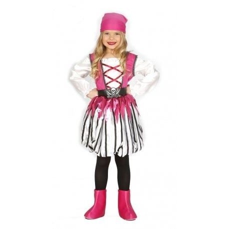 Disfraz pirata rosa nina izzy talla 5 7 anos