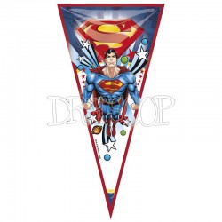 Bolsa cono cumpleanos superman 100 unidad