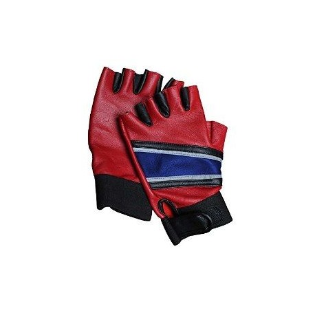 Guante azul y rojo similar a harley quinn