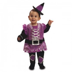 Disfraz bruijta morada 7 12 meses halloween bebes