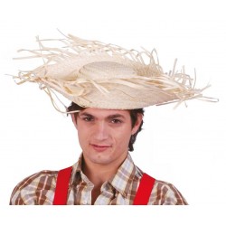 Sombrero espantapajaros paja 13622