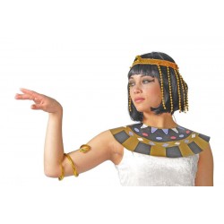 Conjunto cleopatra egipcia diadema brazalete