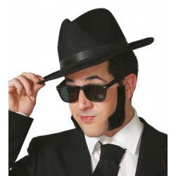 Gafas blues brothers negras pasta