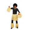 Conjunto zulu africano rafia