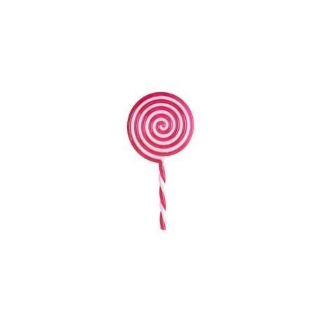 Lollipop 22 cm rosa piruleta plastico 9865l