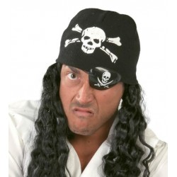 Gorro pirata panuelo negro 13987 gui